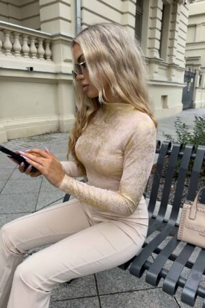 Bluzka SKIN – gold