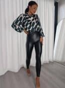 Bluzka LIVIA print - zielona