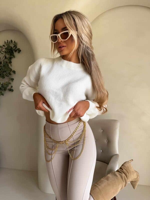 Sweter NERYS – ecru