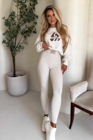 Legginsy COTTON - konopia