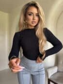 Bluzka WAFELEK – czarna