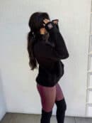 Sweter golf LAVER - czarny