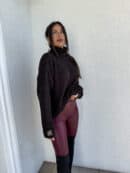 Sweter golf LAVER - czarny