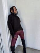 Sweter golf LAVER - czarny