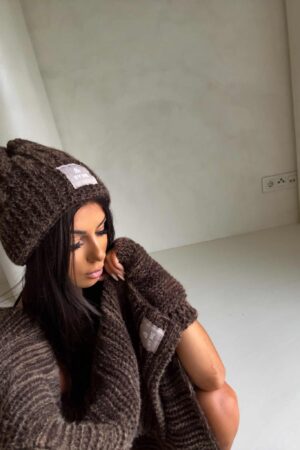 Komplet ALASKA - czekoladowy