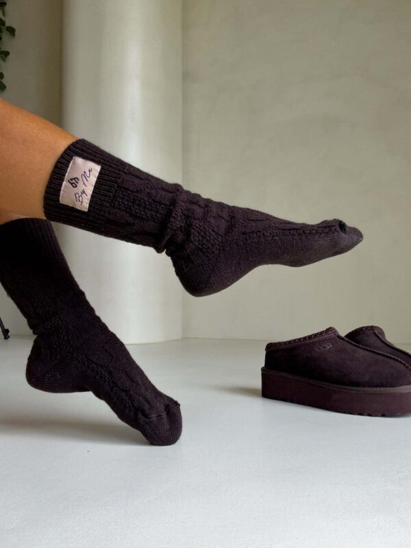 Skarpety WOOL – czekoladowe Skarpety WOOL – czekoladowe