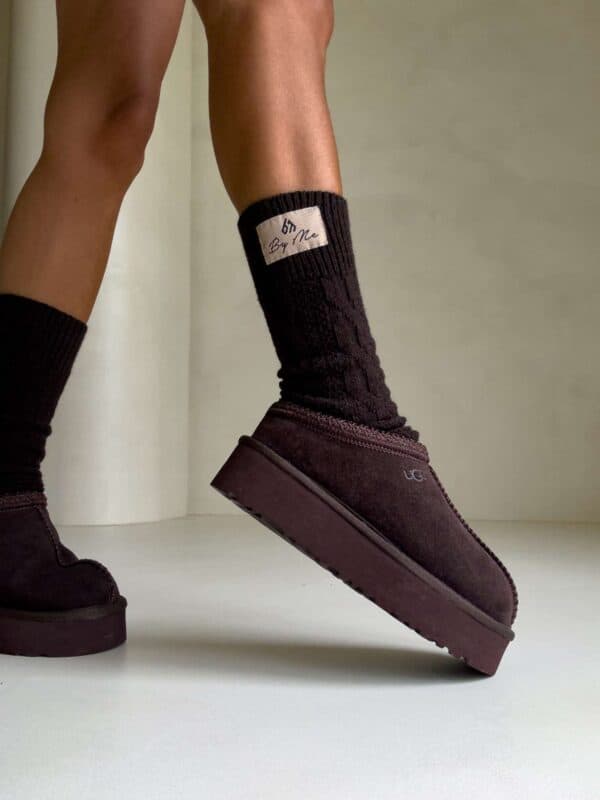 Skarpety WOOL – czekoladowe Skarpety WOOL – czekoladowe