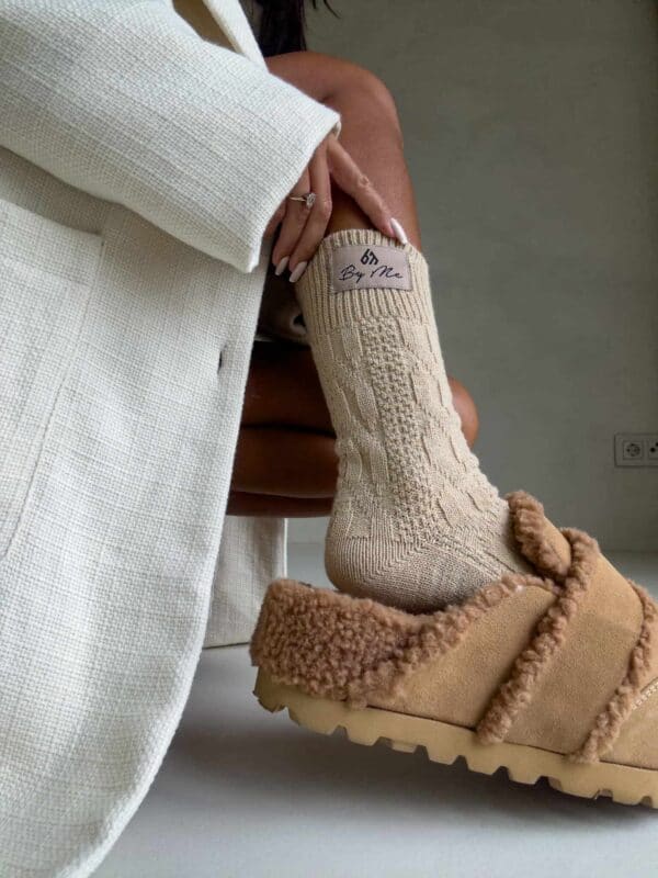 Skarpety WOOL – beżowe Skarpety WOOL – beżowe