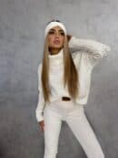 Sweter golf INKO - ecru Sweter golf INKO - ecru