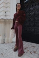 Legginsy BLESSED bordo