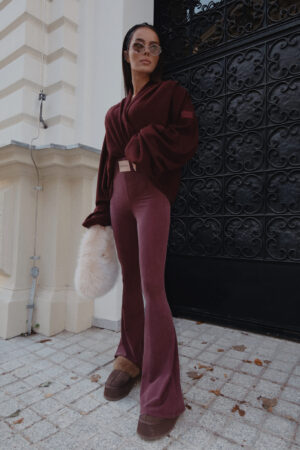 Legginsy BLESSED bordo