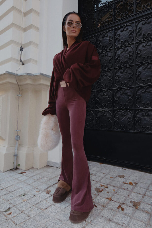 Legginsy BLESSED bordo