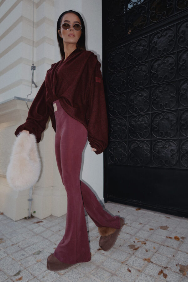 Legginsy BLESSED bordo