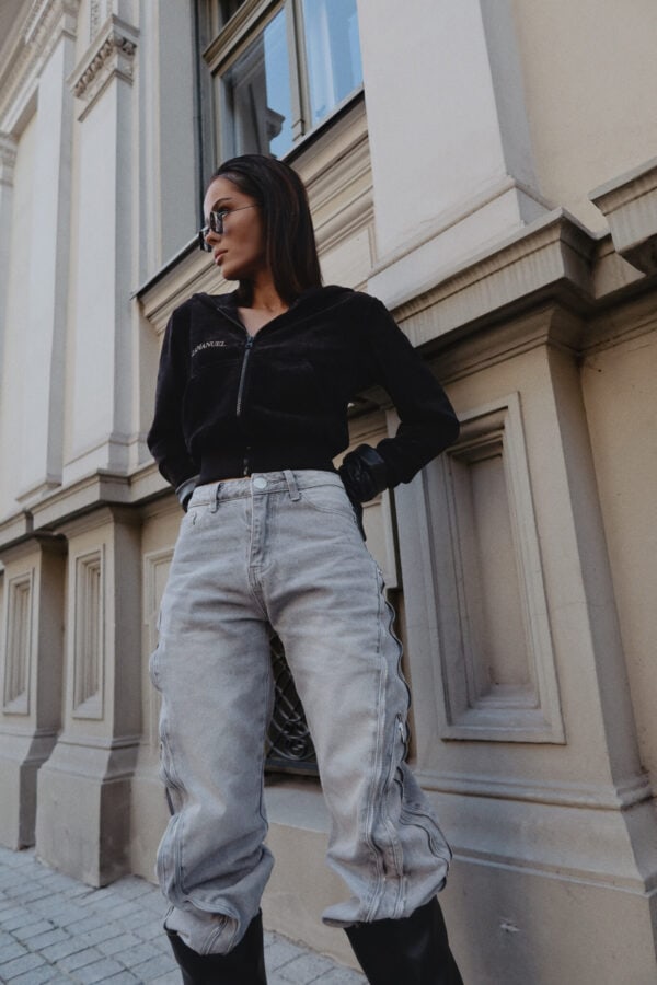 Bluza VELVETY czarna
