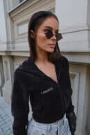 Bluza VELVETY czarna