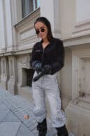 Bluza VELVETY czarna