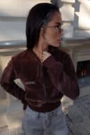Bluza VELVETY czekolada