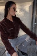 Bluza VELVETY czekolada