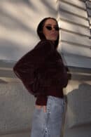 Bluza VELVETY czekolada