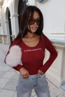 Sweter MAIN ONE bordo