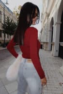 Sweter MAIN ONE bordo