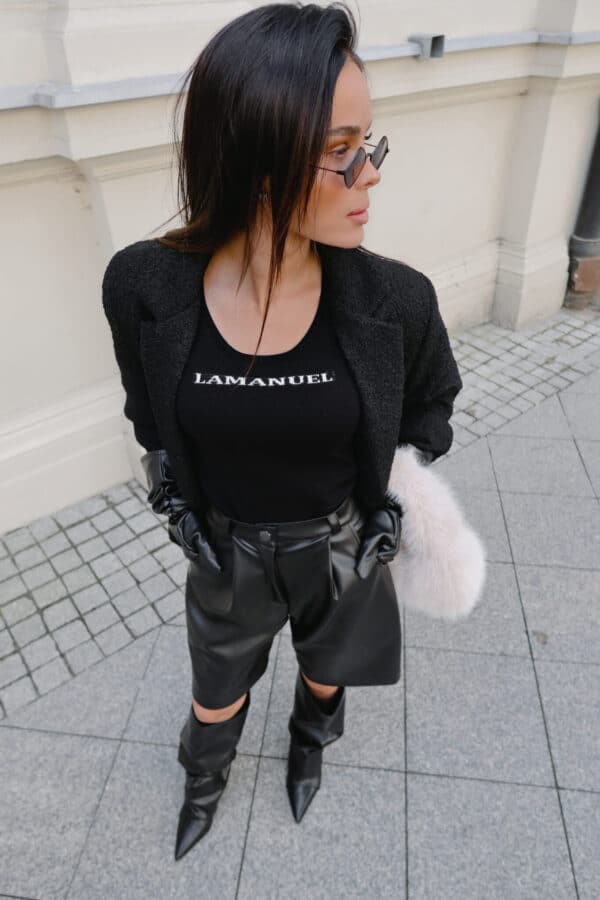 Sweter MAIN ONE czarny