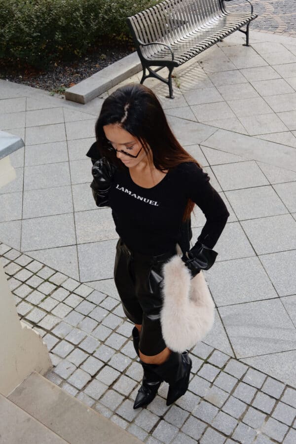 Sweter MAIN ONE czarny