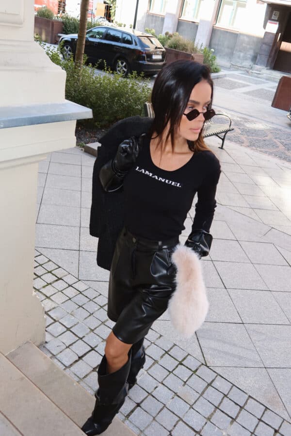 Sweter MAIN ONE czarny