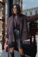 Sweter TELL HER czekolada