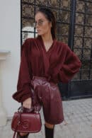 Sweter TELL HER bordo