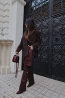 Marynarka FEMININE czekolada