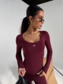 Top AURA bordo