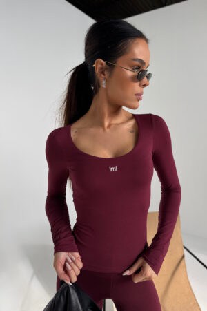 Top AURA bordo