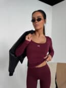 Top AURA bordo