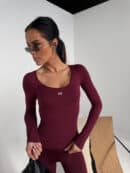 Top AURA bordo