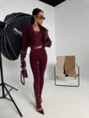 Top AURA bordo