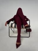 Legginsy HIDDEN bordo