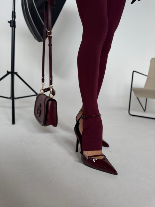 Legginsy HIDDEN bordo