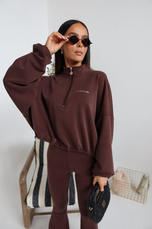 Bluza MOVE czekolada