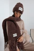 Szalik PLUSHIE czekolada