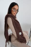 Szalik PLUSHIE czekolada