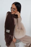 Szalik PLUSHIE czekolada