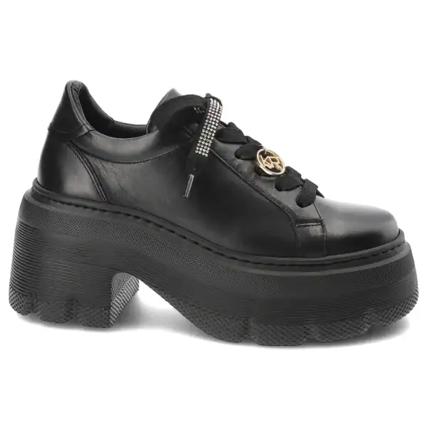 Półbuty Karino czarne 5441/076-P