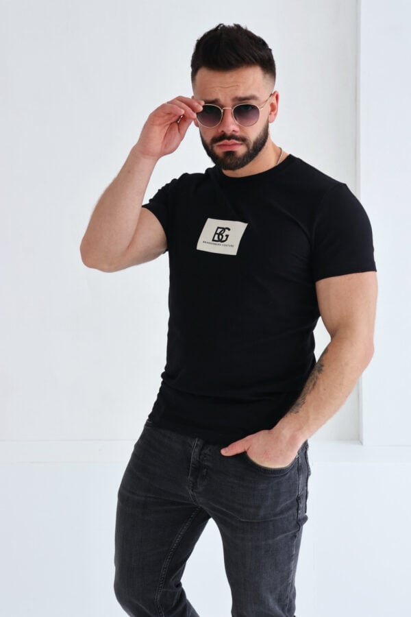 T-Shirt męski BG Bing | czarny T-Shirt męski BG Bing | czarny