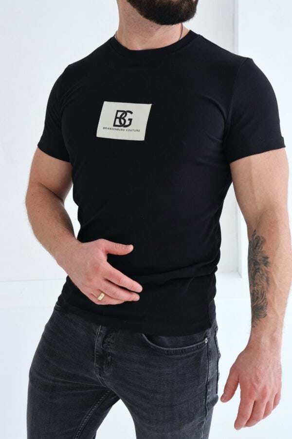 T-Shirt męski BG Bing | czarny T-Shirt męski BG Bing | czarny