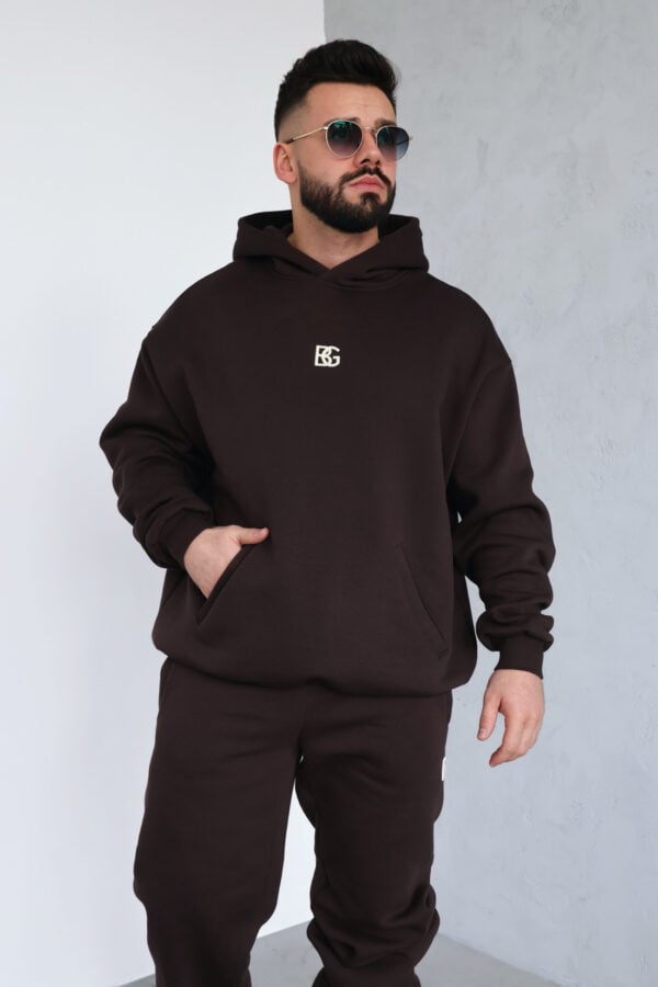 Dres męski BG Benny | gorzka czekolada Dres męski BG Benny | gorzka czekolada