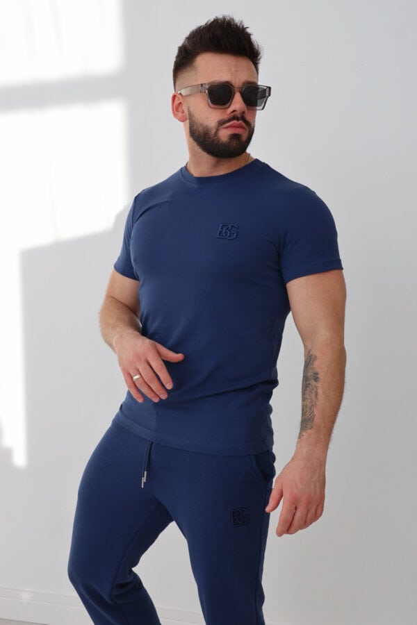 T-Shirt męski BG Bond | granat