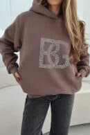 Bluza damska BG Diamond | cappuccino