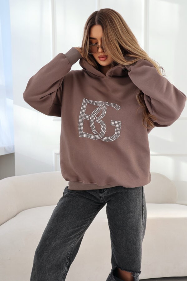 Bluza damska BG Diamond | cappuccino