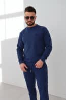 Bluza męska BG Basic | granat